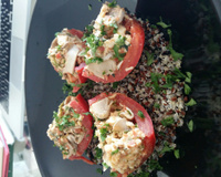 Tomates en farce légère