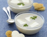 Velouté de cœur d'artichauts au Caprice des Anges