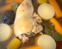 Pot au feu de chapon traditionnel