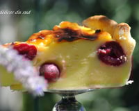 Flan pâtissier aux cerises
