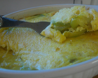 Flan léger aux courgettes