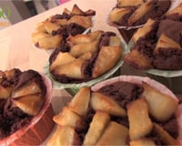 Moelleux au chocolat aux pommes 