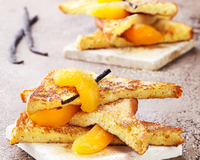 Pain perdu à la vanille et cassonade