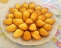 Madeleines légères parfumées au citron