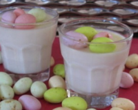 Panna cotta aux couleurs pastels