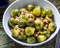 Choux de Bruxelles aux lardons au Thermomix