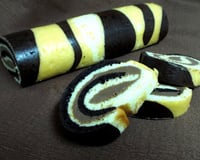 Roulé zébré chocolat tonka