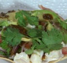 Ceviche de poisson ou Tostada de ceviche Pescado
