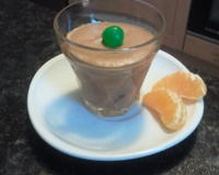 Mousse au chocolat praliné maison