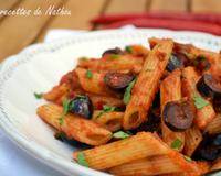 Voici ma version des pennes alla puttanesca, sans câpre car je n'aime pas ça... mais rien ne vous empêche d'en ajouter...
C'est une sauce très simple et rapide à cuisiner,…