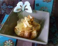 Crêpes en aumônières à la pomme