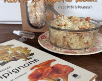 Risotto aux pleurotes roses