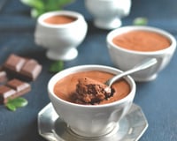Mousse au chocolat sans œuf à l'aquafaba
