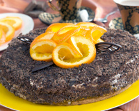 Gâteau au chocolat et orange