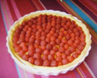 Tarte à la framboise