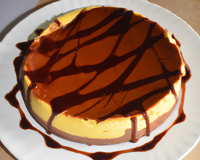 Cheesecake au caramel nappé au chocolat et sans cuisson