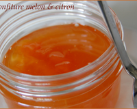 Confiture de melons jaunes et de citrons