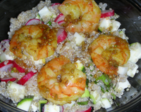 Salade repas très équilibrée