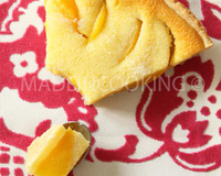 Tarte aux pêches en conserve