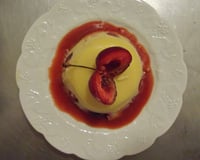 Clafoutis aux cerises cuit à la vapeur