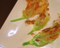 Fleurs de courgettes poêlées