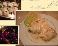 Filet de plie et sa feuille d'épinard à la crème citronnée