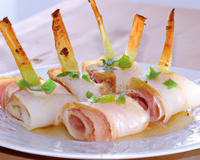 Poireaux au jambon