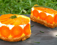 Cheesecake salé aux carottes