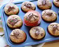 Muffins au cœur coulant de Nutella