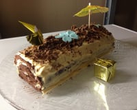 Bûche de Noël au mascarpone