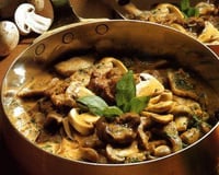 Emincé de veau aux olives