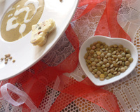 Velouté de lentilles au gingembre