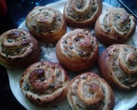 Escargots briochés au thon