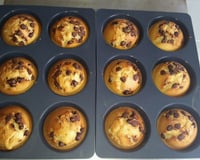 Muffins aux pépites de chocolat faciles