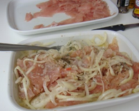 Espadon créole façon carpaccio