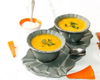 Soupe potiron lentilles corail