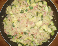Poêlée courgettes quinoa