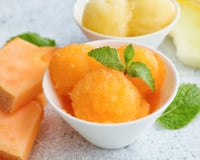 Sorbet au melon au Monsieur Cuisine