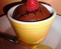 Coulant au chocolat & cœur praliné