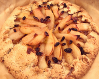 Tarte rustique aux poires et Noix de Grenoble AOP