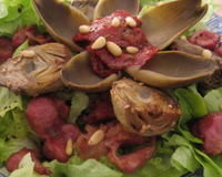 Une salade "italienne-périgourdine" assez sympathique.
