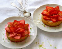 Tartelettes à la fraise façon sablé breton