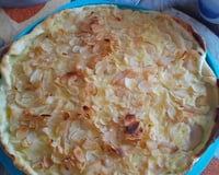 Tarte aux poires et amandes