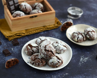 Crinkles au chocolat sans beurre