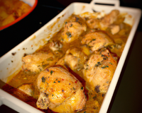 Poulet cocotte grand mère