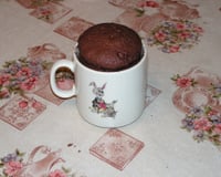 Mug cake au chocolat noir