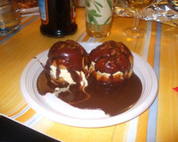 Profiteroles au chocolat