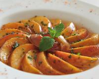 Une recette extraite du livre 'Autour du piment d'Espelette'. 1er prix dans la catégorie 'desserts' du concours 'Piment d'Espelette, complice du goût'.