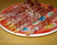 Gressins au jambon de parme