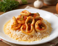 Anneaux d'encornets à la provençale